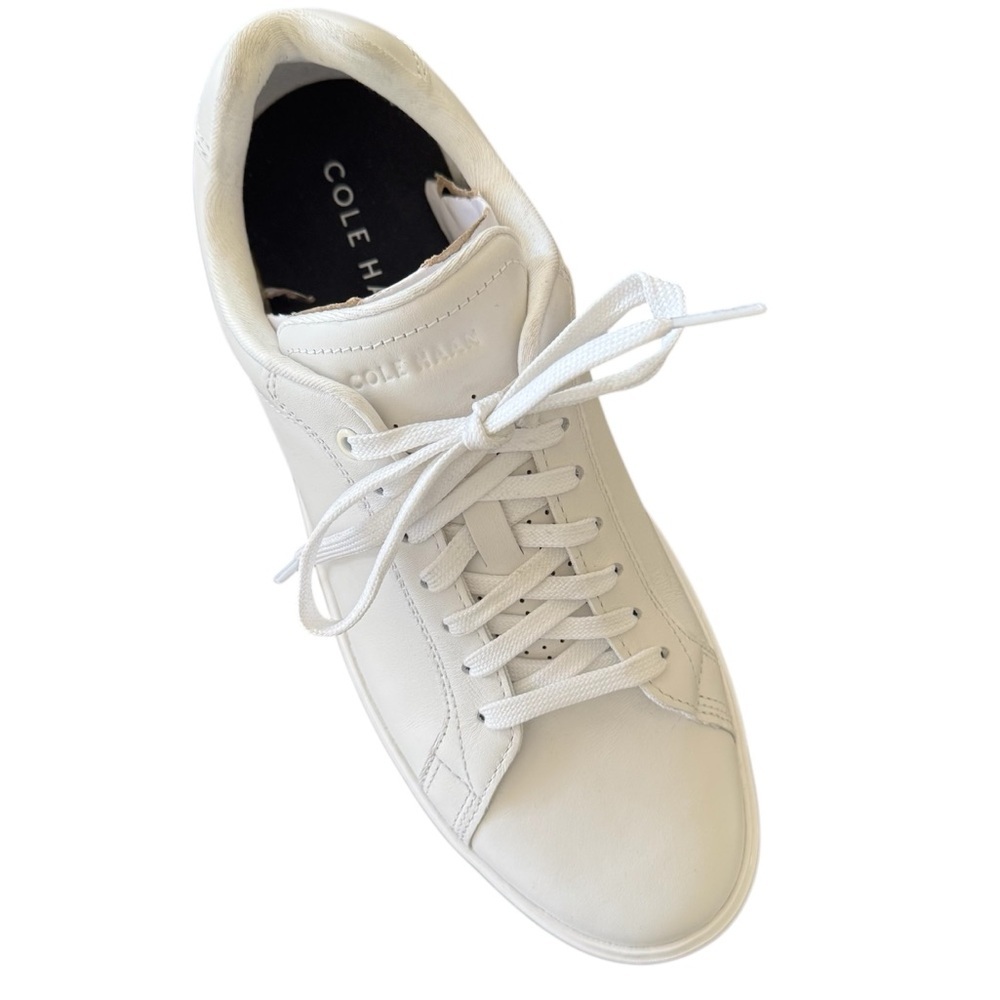 Cole Haan Grand Crosscourt Daily Sneaker Optic White Leather C39987 Men’s 9.5 - Picture 3 of 10